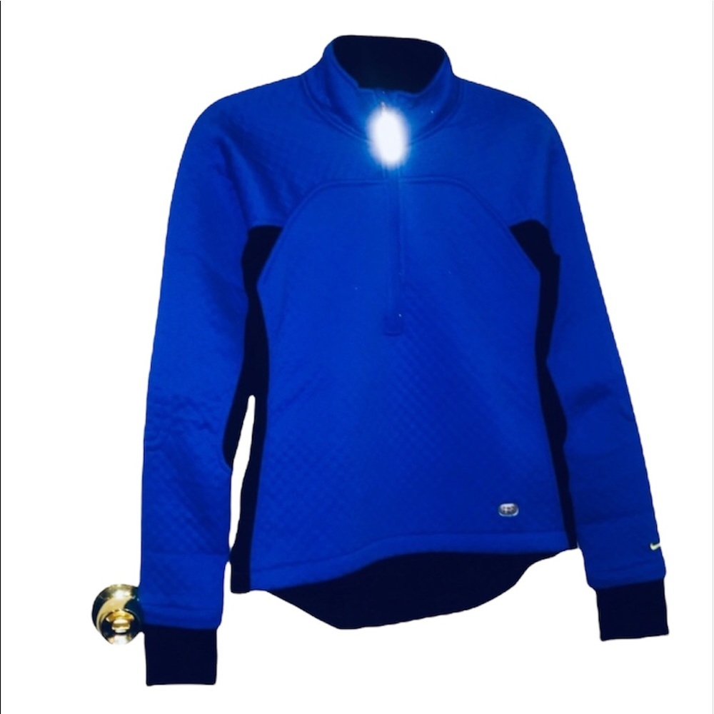 Pre Loved Nike: Small Blue Women's Sphere Thermal Half Zip Sweater